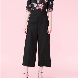 NWT Rebecca Taylor Zig Zag Jacquard Wide Leg Pant